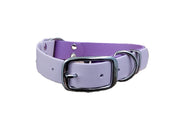 Amethyst & Pastel Pink Waterproof Biothane Buckle Dog Collar Handmade in Yorkshire