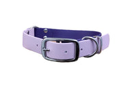 Violet & Pastel Pink Multicolour Waterproof Biothane Dog Collar