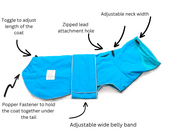 Green Superior Waterproof Dog Coat