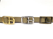 Olive & Beige Multicolour Waterproof Biothane Buckle Dog Collar