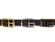 Dark Brown & Beige Multicolour Waterproof Biothane Buckle Dog Collar