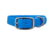 Sky Blue Waterproof Biothane Dog Collar Handmade in Yorkshire
