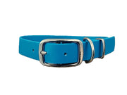 Turquoise&nbsp;Waterproof Biothane Dog Collar Handmade in Yorkshire