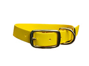 Yellow Waterproof Biothane Dog Collar