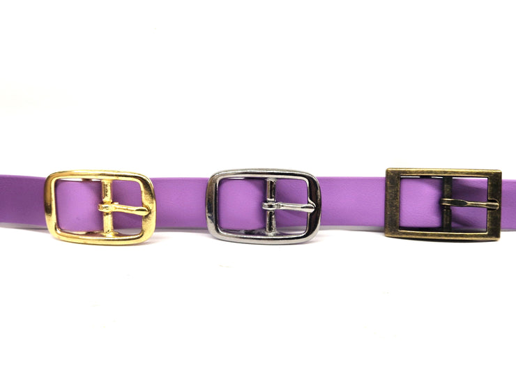 Amethyst & Pastel Pink Waterproof Biothane Buckle Dog Collar