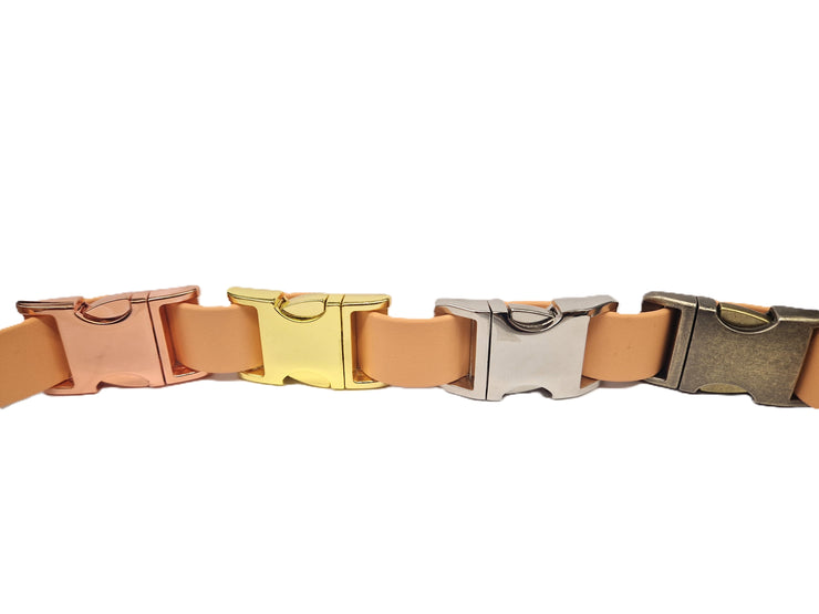 Copper Waterproof Biothane Metal Clasp Dog Collar