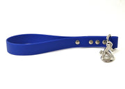 Electric Blue Waterproof Biothane Traffic Handle Handmade in Yorkshire