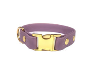 Mauve Small Breed Waterproof Biothane Dog Collar 21cm to 28cm Neck