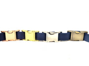 Navy Waterproof Biothane Metal Clasp Dog Collar