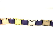 Violet Waterproof Biothane Metal Clasp Dog Collar