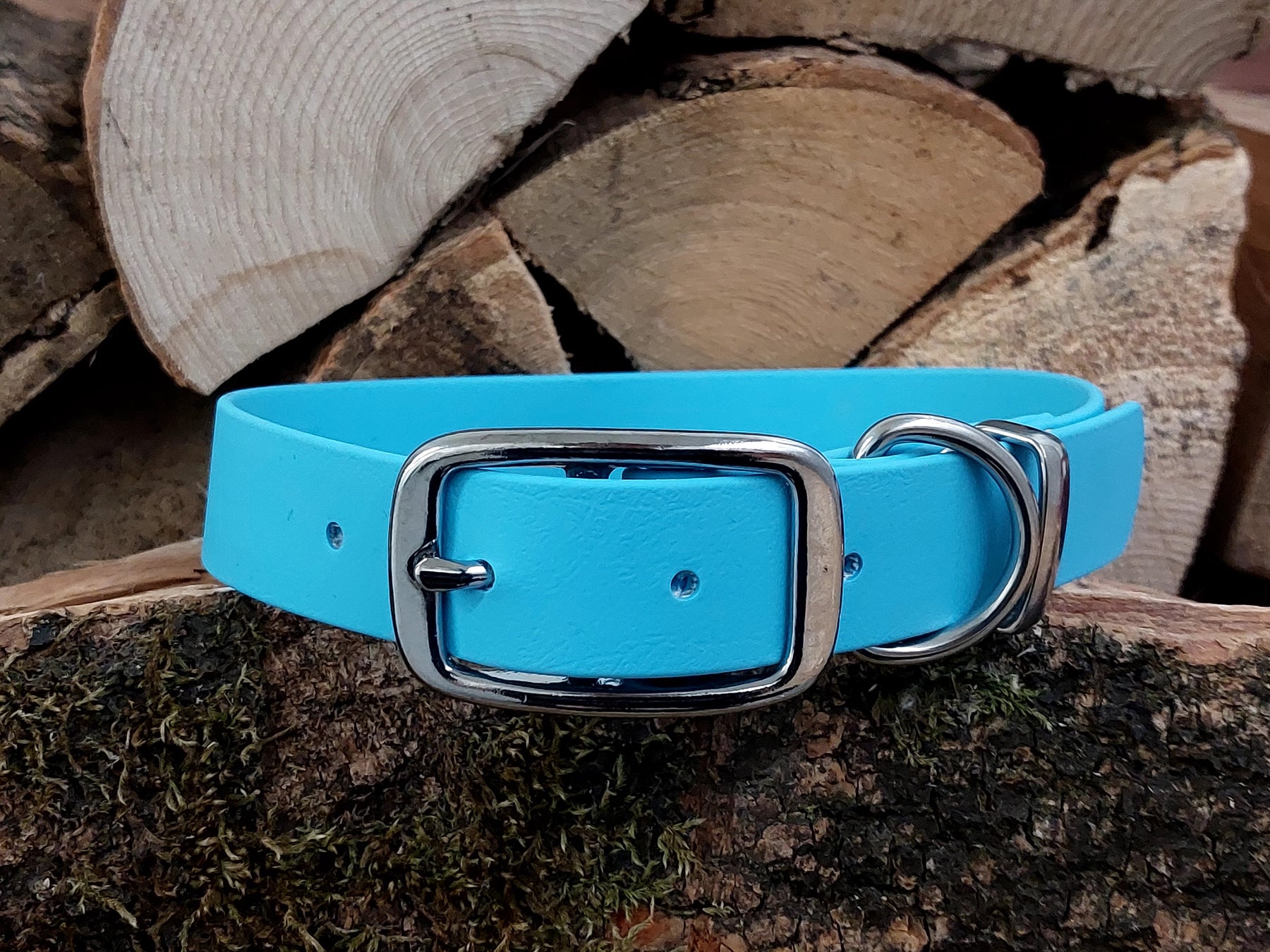 Baby blue sale dog collar