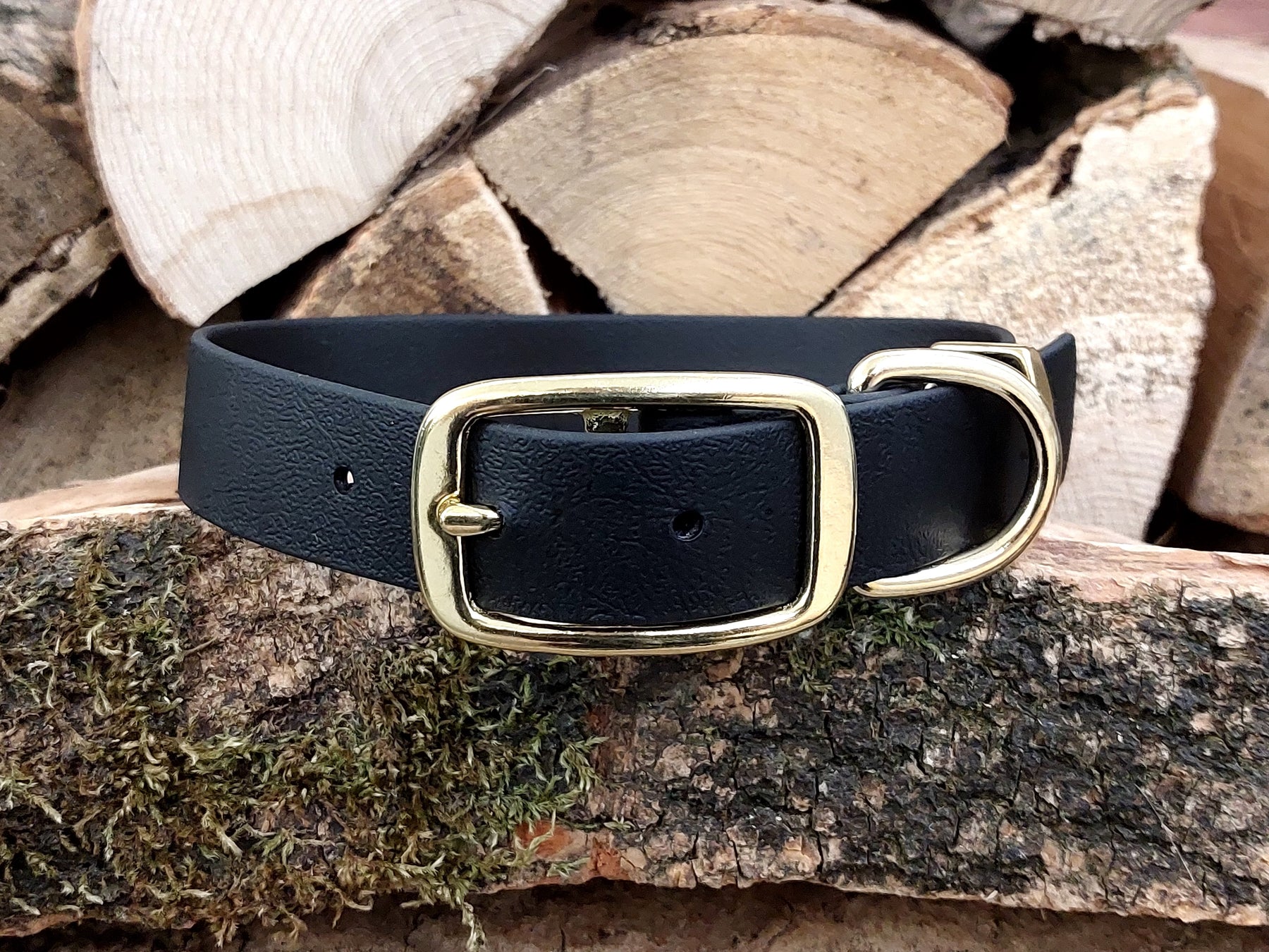 Educator Biothane Dog Collar, Waterproof, Odorproof, Metal Buckle and D  Ring, Adjustable for Custom Fit, Cool and Comfortable, for Small, Medium,  or