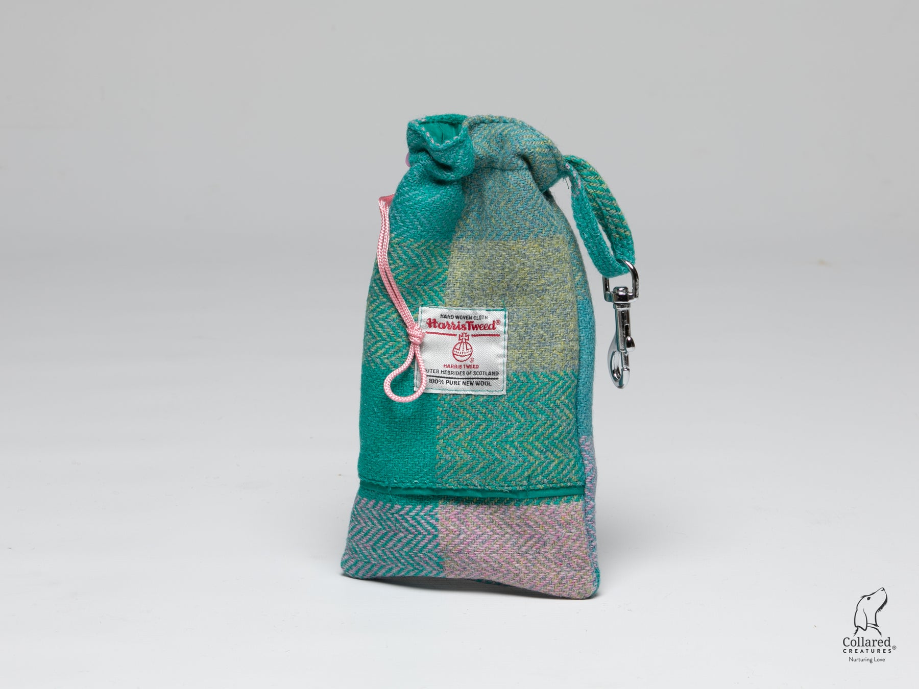 Harris tweed shop poop bag holder