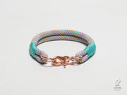 Fruit Pastel Handmade Rope Dog Collar with whipping