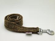 Totally Traditional Herringbone Luxury Harris Tweed Dog Lead