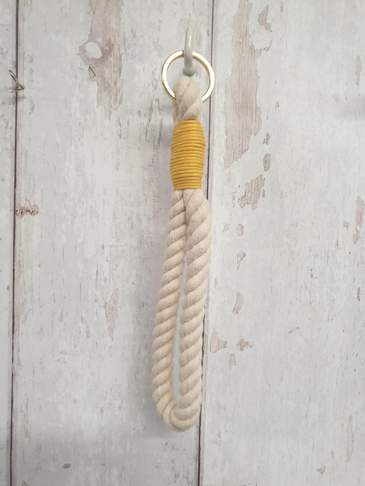 Rope Key-Ring with Coloured Whipped Thread – Collared Creatures LTD